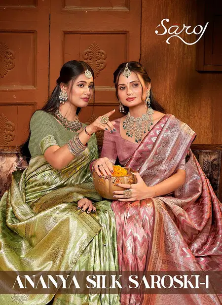 Ananya Silk Saroski Vol 1 By Saroj Silk Occasion Wear Saree Wholesalers In Surat
